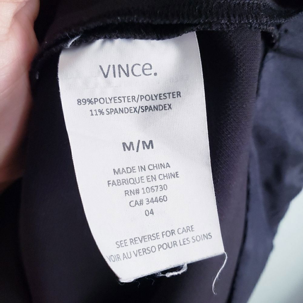 Vince Black Front Zip Sheath Dress - Picture 5 of 5